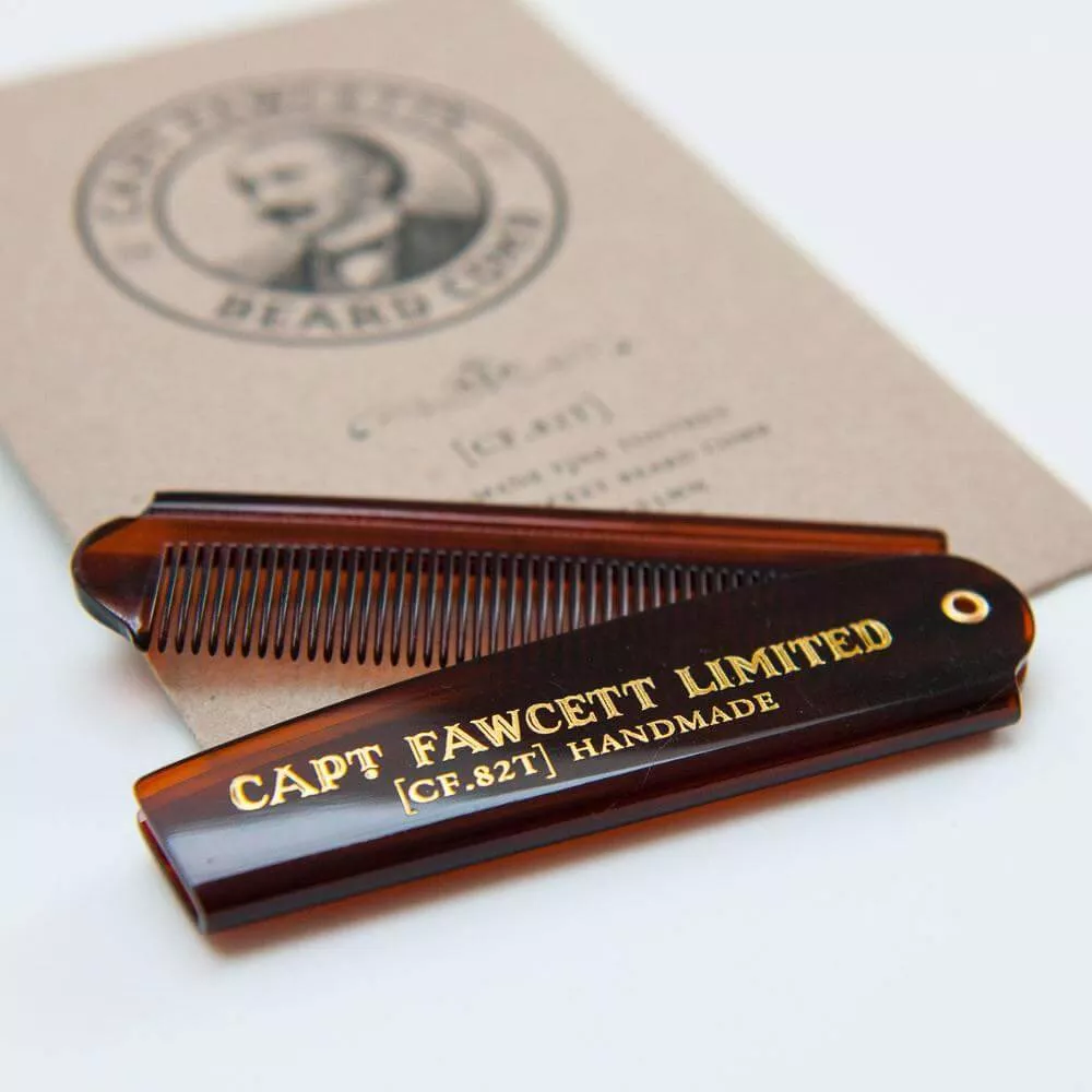 Captain Fawcett Beard Pocket Comb